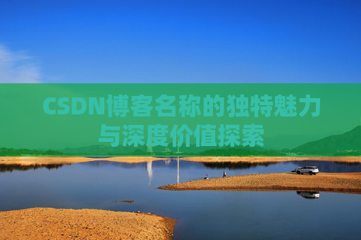 CSDN博客名称的独特魅力与深度价值探索